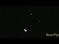 Venus Jupiter and The moon align to form a Smiley Face Venus Jupiter and The moon align to form a Smiley Face