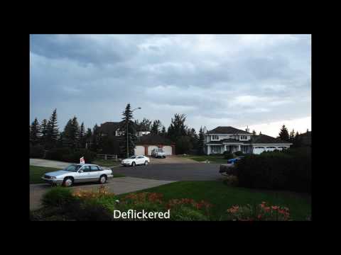 deflicker - As you can see in the original sequence there is slight flicker in the clouds and less so in the foreground. The second sequence was run through the MSU defl...