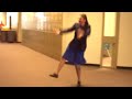 miss sally doing the soulja boy dance!