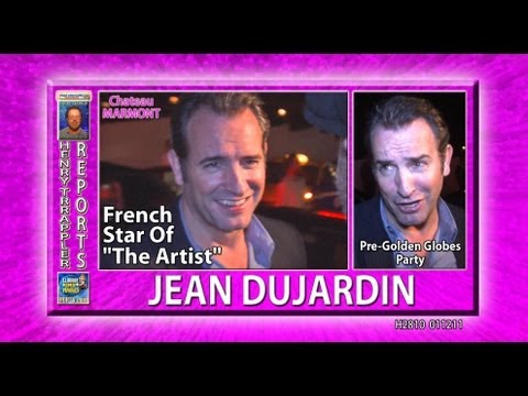 Jean Dujardin French Star of "The Artist" Parties in Hollywood