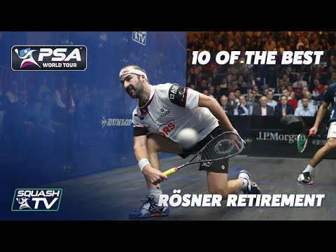 Squash: Simon Rösner Retirement - 10 of the Best