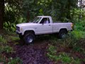 Ford ranger stuck in st. helens oregon forest