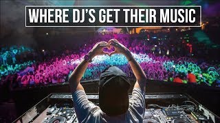 Where do DJ’s download their music?