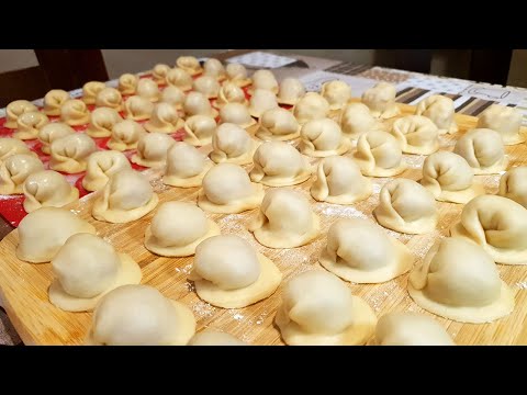Самые вкусные ДОМАШНИЕ ПЕЛЬМЕНИ 🥟 Простой рецепт идеального теста. Готовлю сразу на две семьи!