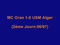 MC Oran 1-0 USM Alger