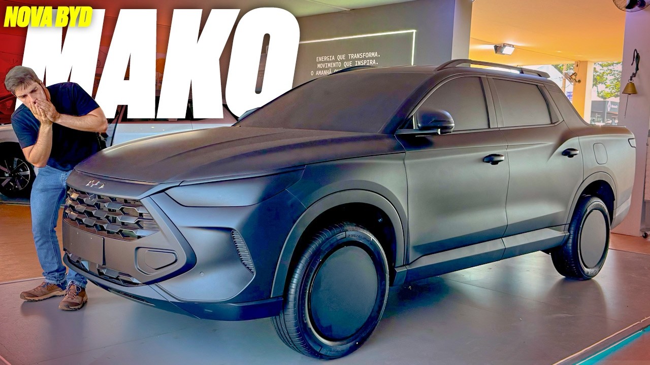 Nova BYD Mako Plug-in - A TORO DA BYD! TAMANHO? EQUIPAMENTOS? FLEX? QUANDO CHEGA? SAIBA TUDO!