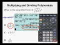 Test Taking Tricks 3 Multiplying and Dividing Polynomials