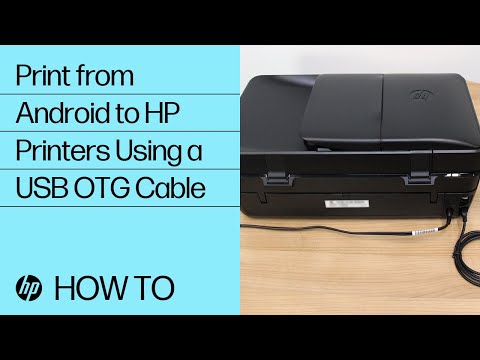 How Do I Print from My Android Phone to My Hp Printer Via Usb  
