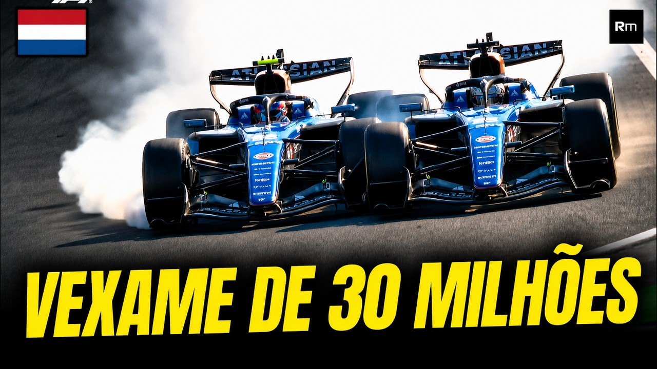 SAINZ "SE VINGA" DA WILLIAMS E BATE EM ALBON NO GP HOLANDA / QUEDA DA MERCEDES / NORRIS / ASTON