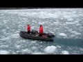 Kristen, Jen, and their Leopard Seal
