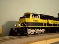 My New O Gauge SD70 MAC with sound, Part I