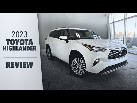 2023 toyota highlander platinum with caramel interior awd