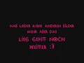 ja das lied halt :)
ich find das voll tollig