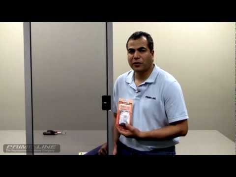 how to install rv screen door latch