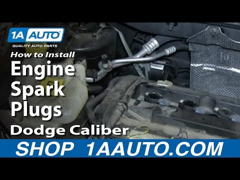 How To Install Replace Engine Spark Plugs 2007-12 Dodge Caliber