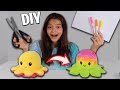 COMO FAZER O POLVO REVERSIVEL DO HUMOR DE PAPER SQUISHY EM CASA ( O Bichinho Bipolar)