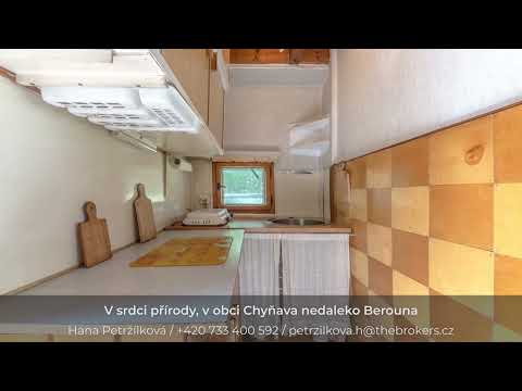 Video Útulná chata u lesa, Chyňava, klid, příroda a zahrada cca 800 m²