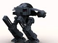 here it finally is! my ed-209 model made with 3d studio max 8. there's 16953 polygons in this model.

there is the wireframe model, plain model and materialized model shown in this animation to give you a better look at the model.

music by me. :) enjoy..