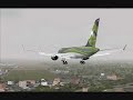 Metroair Boeing 757-200 arrival.