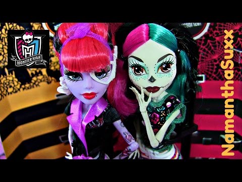 video review - MONSTER HIGH MONSTER SCARITAGE OPERETTA AND SKELITA DOLL REVIEW VIDEO!! GOT THEM @ http://shop.tootstoys.com/ Check out my original Scaremester Review!!! https://www.youtube.com/watch?v=BtmFJJXp...