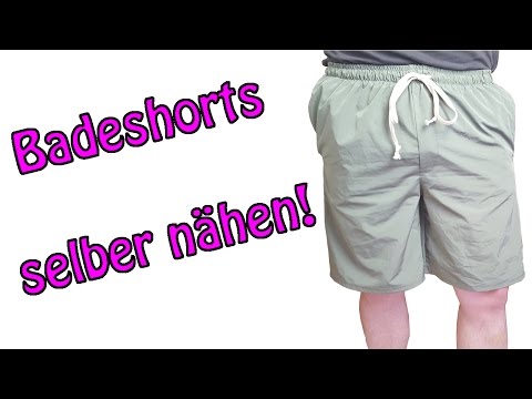 Badeshorts / Badehose selber nähen | Nähen für Anfänger | Dots Designs
