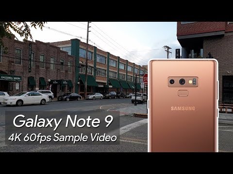 Samsung Galaxy Note 9 4K 60fps Sample Video 2