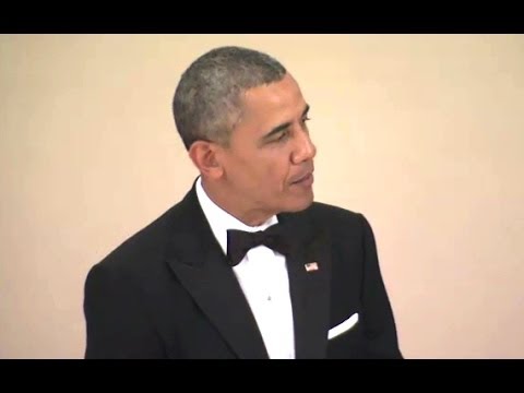 President Obama Offers a Toast at the Japanese State Dinner