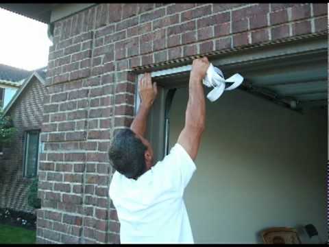 how to screen in a garage door