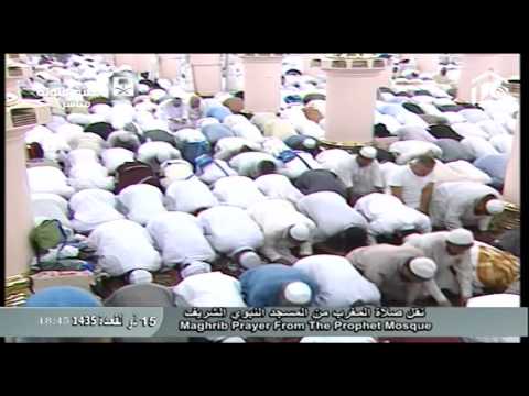 صلاة المغرب-المسجد النبوي 1435.11.15ه