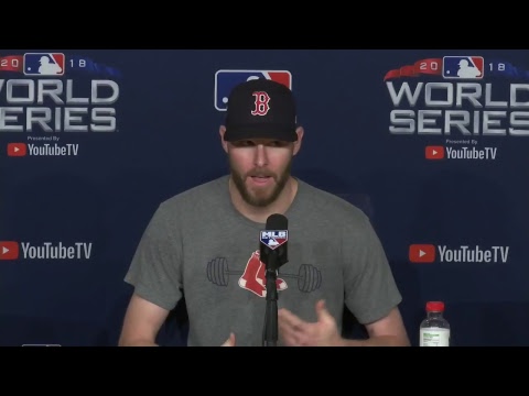 Video: Chris Sale World Series Game 4 Pregame Press Conference