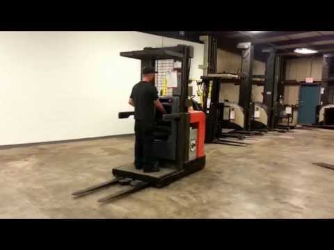 how to drive a order picker forklift