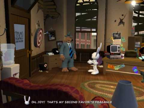 Sam & Max: Culture Shock Walkthrough Part 1 Office & Bosco's