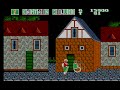 some element of nostalgia in this video, as far as the sms version goes at least. for some damn reason i thought this game was great back when i was 4 years old or so, but after playing it again just now... well it's not shit, but it's got some screamingly obvious gameplay problems. on the other hand, the music and graphics are reasonably good (especially for the sms), so overall i guess i'd let this game pass my idea of quality standard. it's playable, but by no means a masterpiece. hell, it's average at best; just look at some of the other sms titles, and you'll agree. as for the nes version... oh dear. looks hideous, and seems to be rife with fake difficulty. not least the bit where the fucker glitches on me and i end up ambling around then getting game over. it's enough to drive you fucking insane, such is the shit factor. pig's toss, i tell you!