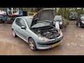 Peugeot 206 1.4 XR,XS,XT,Gentry Sloopvoertuig (2004, Grijs)
