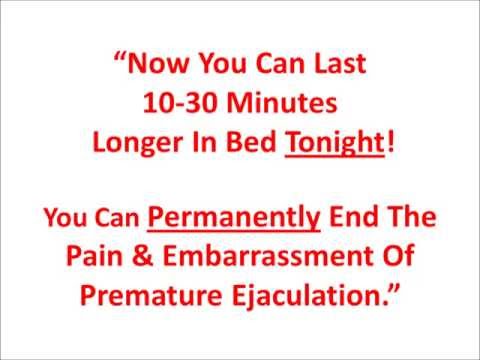 how to cure premature ejaculation naturally