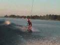 Lauren wakeboarding