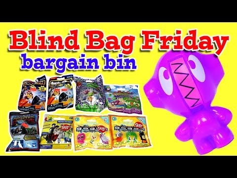 bin - Blind bag Friday bargain bin. This weeks blind bag Friday we open some bags we got from the bargain bin. We have some Angry Birds Star Wars, Moshi Monsters Mashems, Gogo's Crazy Bones, and...