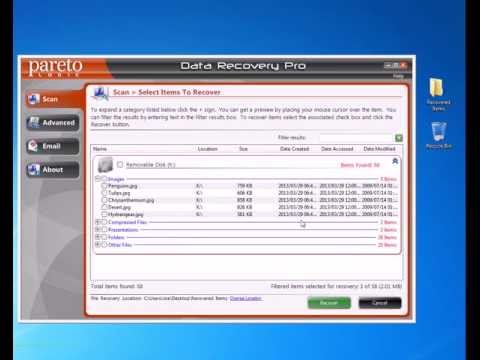 how to recover missing files