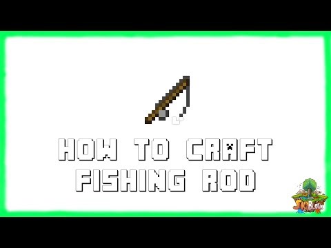 how to make a fishing rod in minecraft