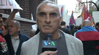 Protest & Candlelight Vigil at the Hungarian Consulate in Manhattan