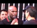 Floyd Mayweather disses Oscar de la Hoya