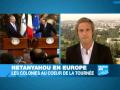 videos de Netanyahou en Europe: colonies au cœur de la tournée