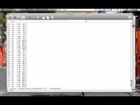 how to isolate data in r