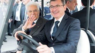 Mattarella visita i padiglioni