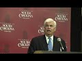 Sen. Dodd addresses global warming in Columbia , SC