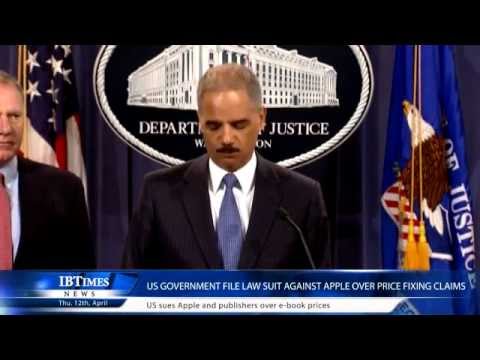US Government file law suit against Apple over price fixing claims