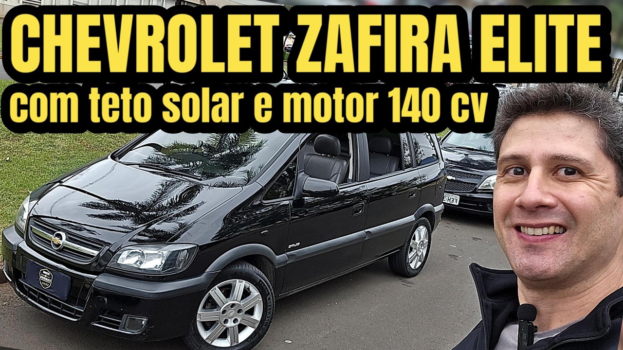 Chevrolet Zafira Elite automática, no serviço de avaliação avulsa // Caçador de Carros