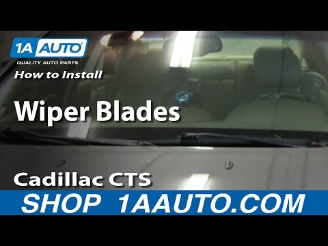 How To Install Replace Wiper Blades 2003-10 Cadillac CTS