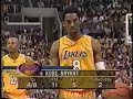 2001-05-25: Kobe Bryant 36 points, 9 rebounds, 8 assists vs. Spurs (WCF - Game 3 blowout). Part 1 2001-05-25: Kobe Bryant 36 points, 9 rebounds, 8 assists vs. Spurs (WCF - Game 3 blowout). Part 1