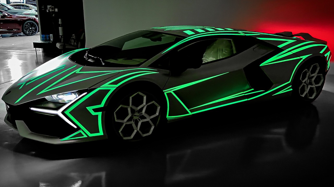 Lamborghini Revuelto - The Most Futuristic LED-Wrapped Car You’ll See Today